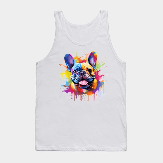 French bulldog Art Tank Top by CunninghamWatercolors